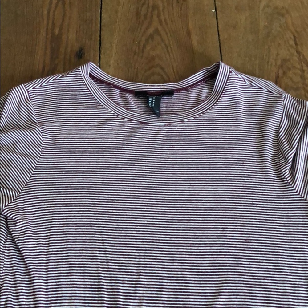 Size medium forever 21 striped T-shirt dress